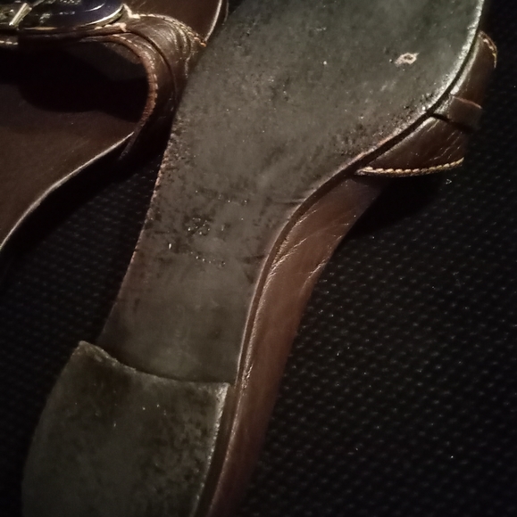 Prada sandals, leather/open toe - Picture 4 of 7